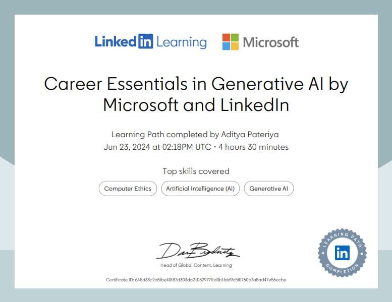 Microsoft and LinkedIn: Career Essentials in Generative AI